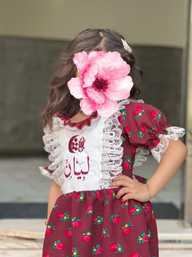فستان اطفال شالكى